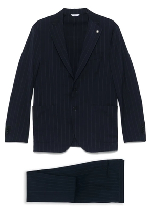 Manuel Ritz pinstriped suit - Blue