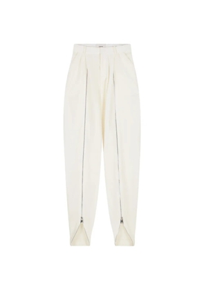 Coperni sarouel-inspired zipped trousers - Neutrals