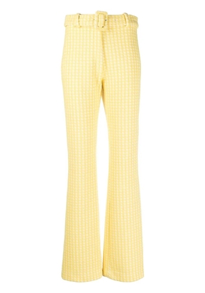 Viktor & Rolf Buckle straight-leg trousers - Yellow