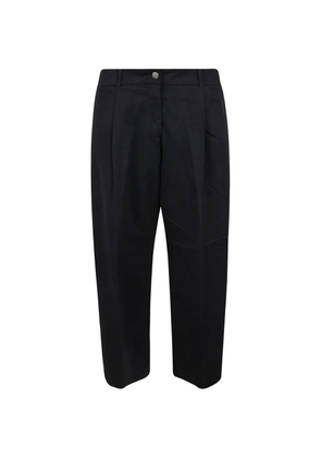 Fabiana Filippi belt-loop buckle-detail trousers - Blue