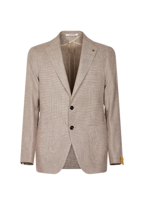 Tagliatore textured-finish blazer - Neutrals