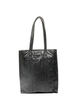 Prada Pre-Owned 2000-2010 small Antique Nappa leather tote bag - Black