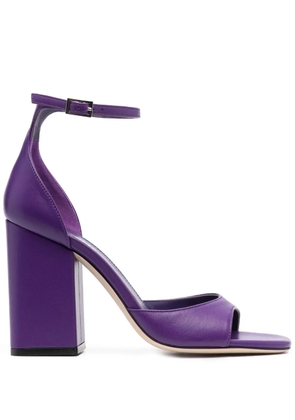 Paris Texas Fiona 95mm block-heel sandals - Purple