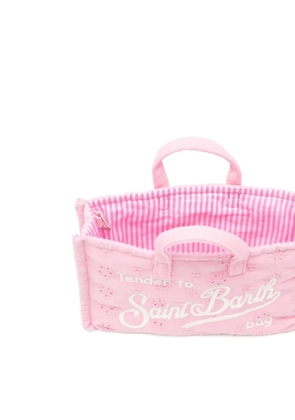 MC2 Saint Barth logo-embroidered phone bag - Pink