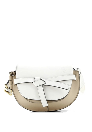 Loewe Pre-Owned Gate Dual Shoulder Bag Leather Mini crossbody bag - Neutrals