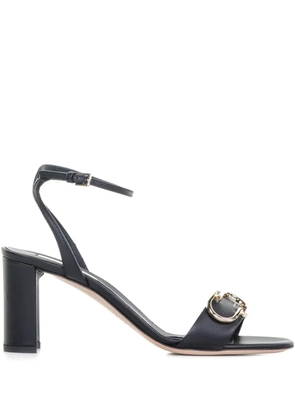 Ninalilou buckle-detail block-heel sandals - Black