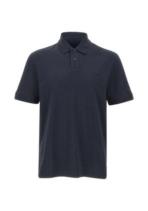 BOSS interlock cotton polo shirt - Blue