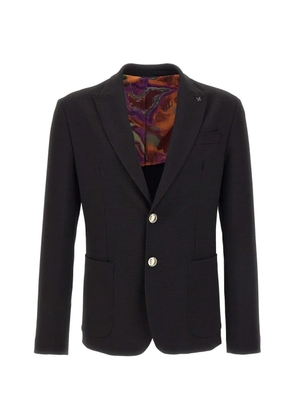 Ungaro jewel-button peak-lapel blazer - Black