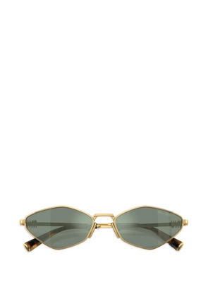 Miu Miu Eyewear geometric-frame sunglasses - Gold