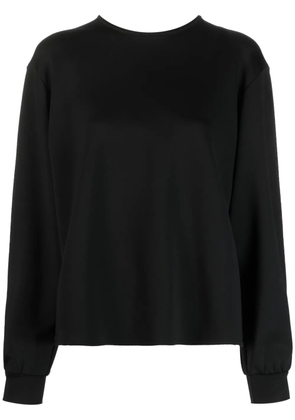 Viktor & Rolf bow-back long sleeves cotton T-shirt - Black