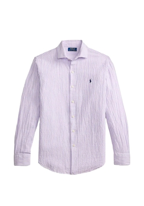 Polo Ralph Lauren striped seersucker shirt - Purple
