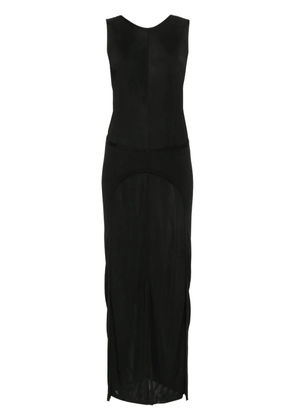 Philosophy Di Lorenzo Serafini fine-knit maxi dress - Black