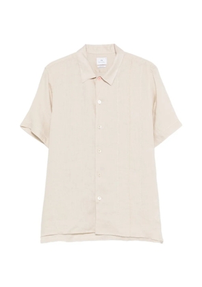 PS Paul Smith embroidered-detail short-sleeve shirt - Neutrals
