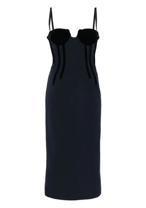 Sportmax Anemone midi dress - Blue