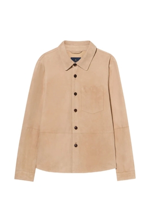 Brooks Brothers suede shirt jacket - Neutrals