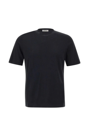 Kangra crew-neck cotton T-shirt - Black