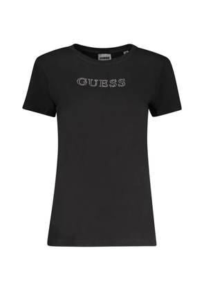 GUESS USA rhinestone-embellished T-shirt - Black