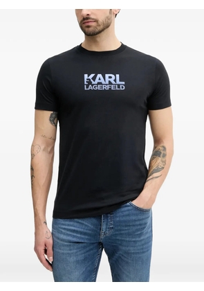 Karl Lagerfeld logo-print t-shirt - Black