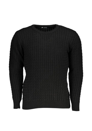 U.S. Grand cable-knit elbow-patch sweater - Black
