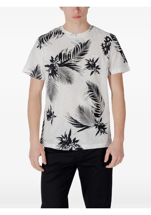Antony Morato palm-leaf print T-shirt - White