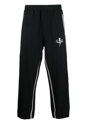Neil Barrett x James Harden logo-print sweatpants - Black
