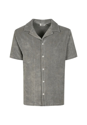 Altea terry-cloth camp-collar shirt - Grey