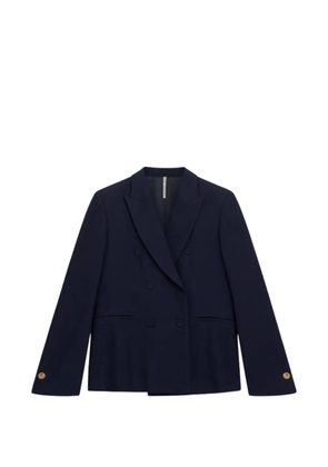 Liviana Conti double-breasted peak-lapel jacket - Blue