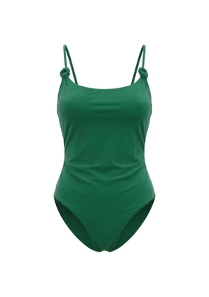 Fisico knot-detail swimsuit - Green
