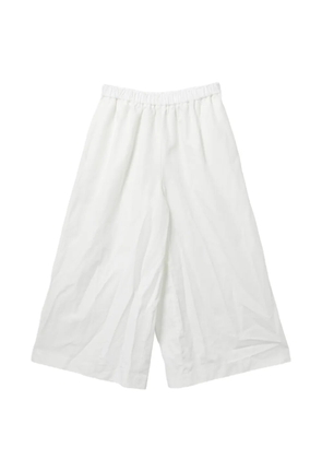 Comme Des Garçons Comme Des Garçons ruffled trousers - White