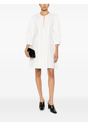 TOTEME balloon-sleeves mini dress - White