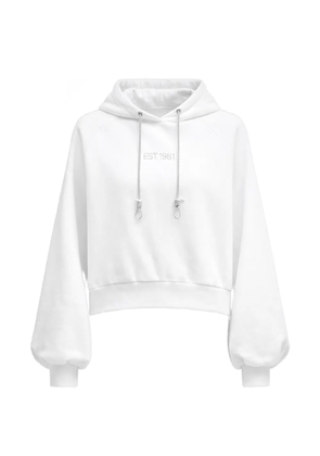 GUESS USA drawstring hoodie - White