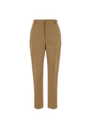 Moschino pressed-crease cotton trousers - Neutrals