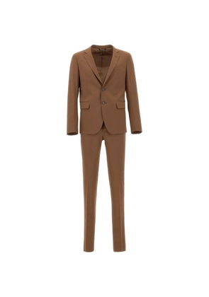 Brian Dales single breasted suit - Brown