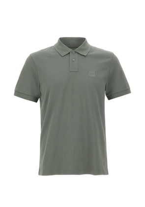 BOSS Passenger logo-patch polo shirt - Green