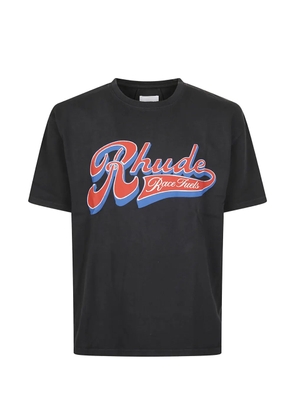 RHUDE logo-print T-shirt - Black