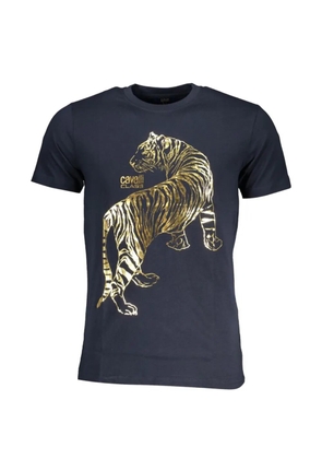 Cavalli Class tiger-print T-shirt - Blue