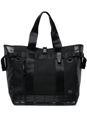 Porter-Yoshida & Co. panelled slide-buckled tote bag - Black