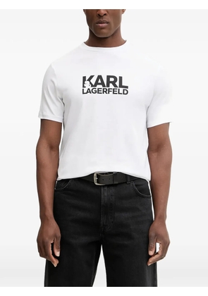 Karl Lagerfeld logo-print T-shirt - White