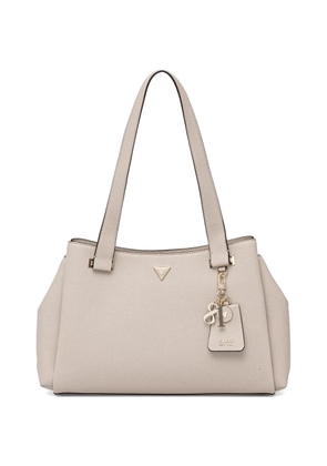 GUESS USA Evie charm-detail shoulder bag - Neutrals