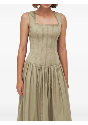 Aje Parallel midi dress - Green