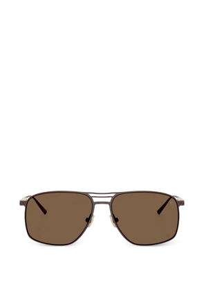 Brunello Cucinelli pilot sunglasses - Brown
