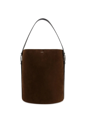 Coperni ergonomic suede tote bag - Brown