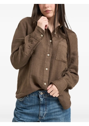 Roy Rogers linen shirt - Brown