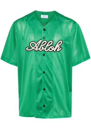 Off-White Baseball mesh jersey shirt - Green