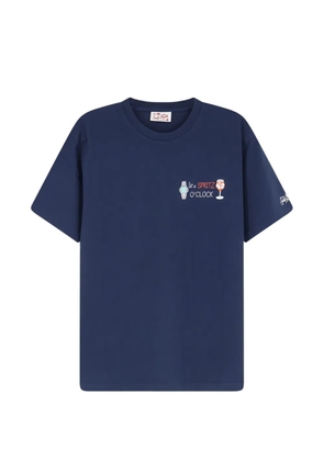 MC2 Saint Barth embroidered-motif t-shirt - Blue