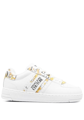 Versace Jeans Couture Barocco-print low-top sneakers - White