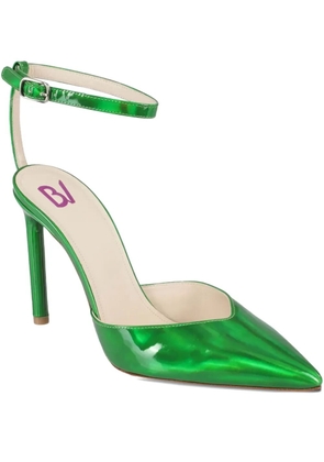 BETTINA VERMILLON 105mm Erin glossy-finish pumps - Green