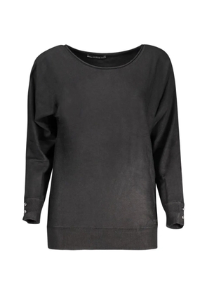GUESS USA button-cuff sweater - Black