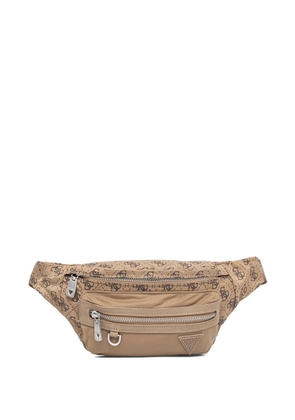 GUESS USA Berlin 4G logo-print belt bag - Neutrals