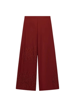 Liviana Conti embroidered cut-out palazzo pants